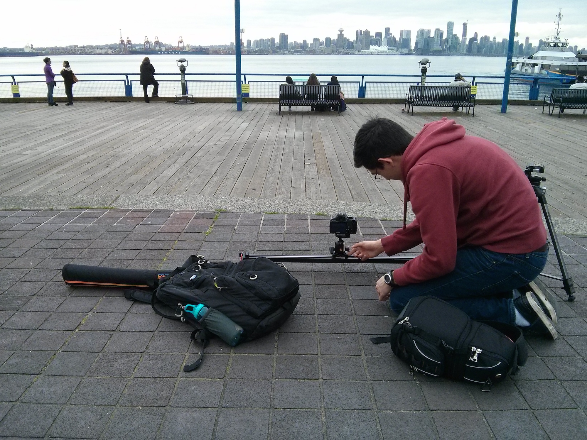 Filming B-roll 1
