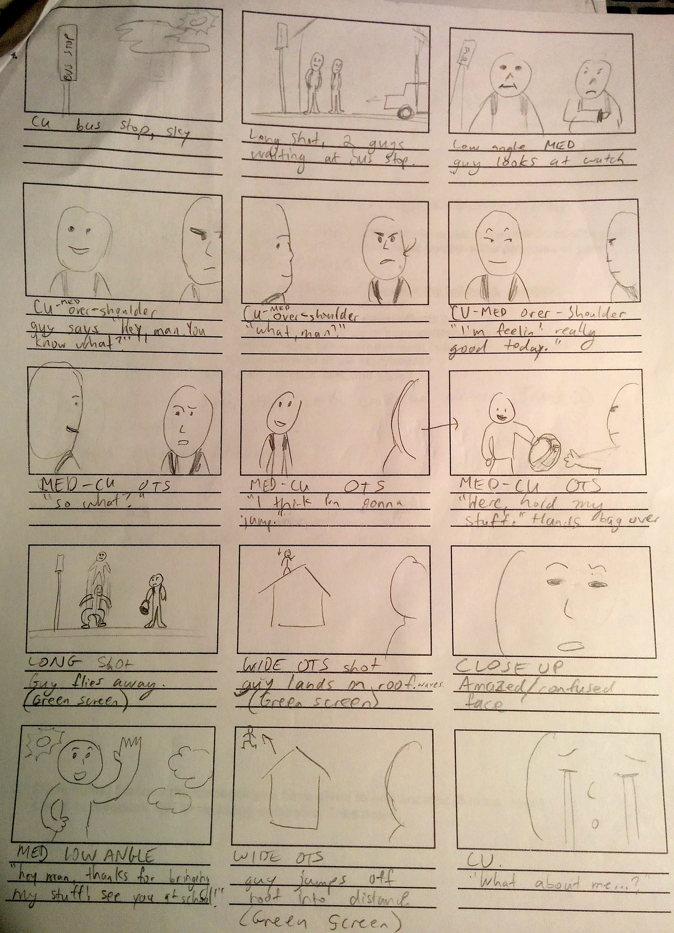 Individual project storyboard